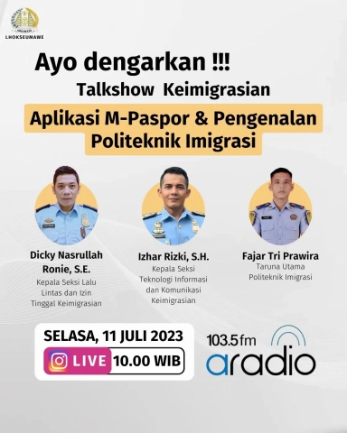 Talkshow Keimigrasian